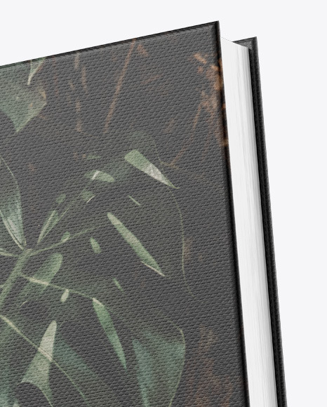 Hardcover Books w/ Fabric Cover Mockup