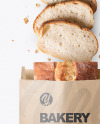 Kraft Paper Bakery Bag Mockup