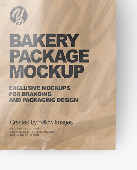 Kraft Paper Bakery Bag Mockup