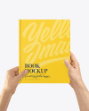 Book Mockup in Hands