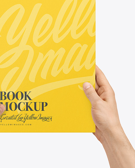 Book Mockup in Hands