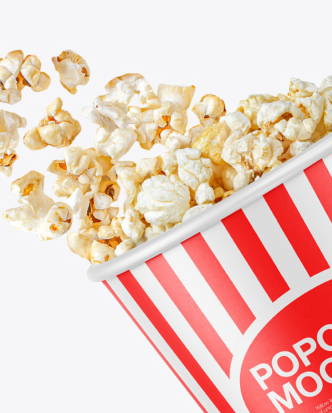 Cup Popcorn And Drink Mockup