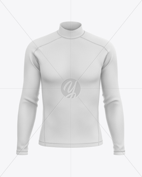 Men's Jersey With Long Sleeve Mockup