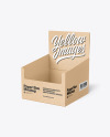 Kraft Paper Display Box with Boxes Mockup