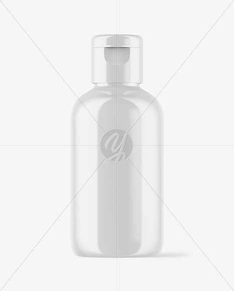 Glossy Plastic Bottle Mockup