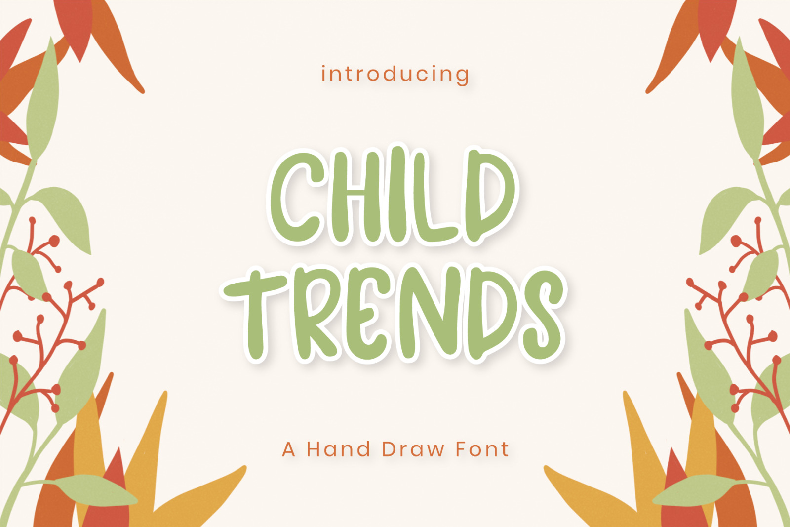 Child Trends Display Font Child Trends Display Font