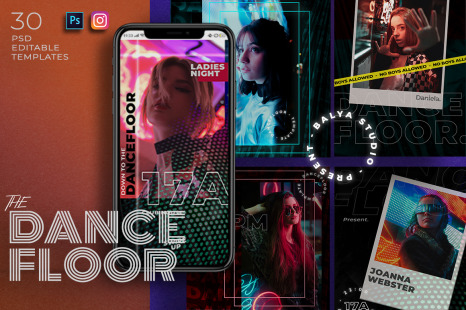 Dance Floor Instagram Post Stories - City architecture