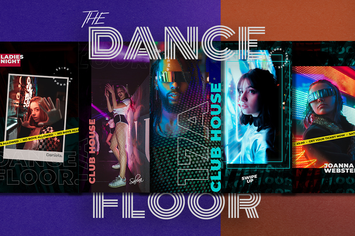 Dance Floor Instagram Post Stories