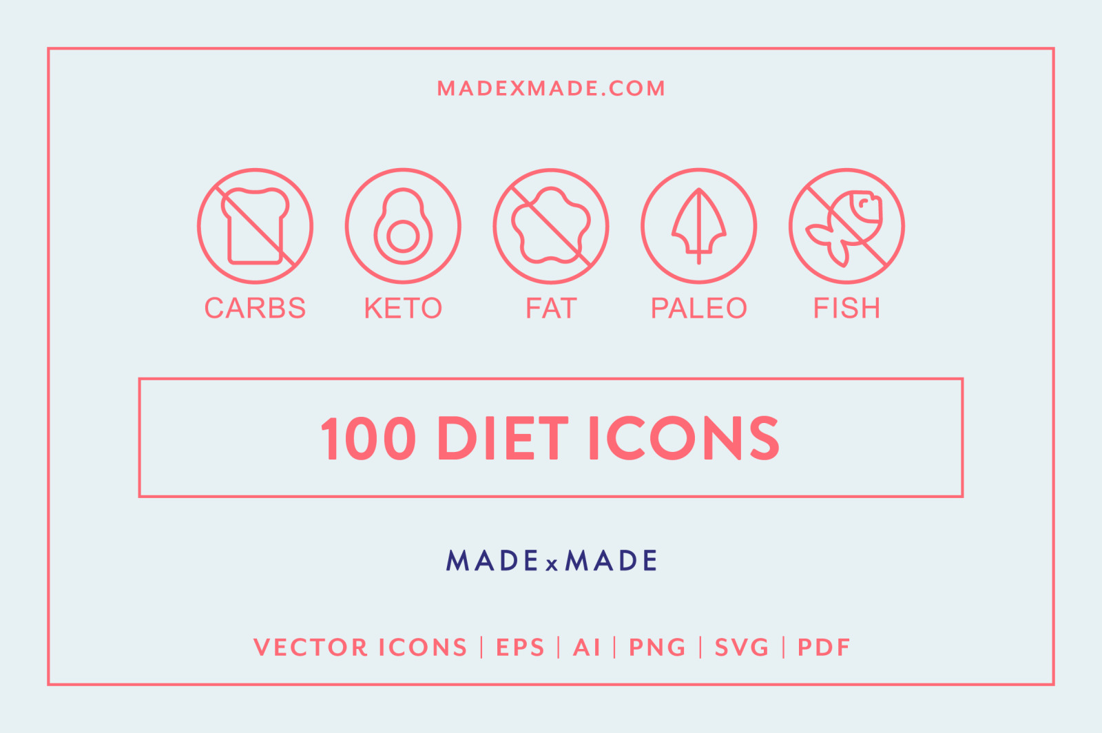 Line Icons – Diet