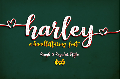 Harley Script - Opentype ligatures