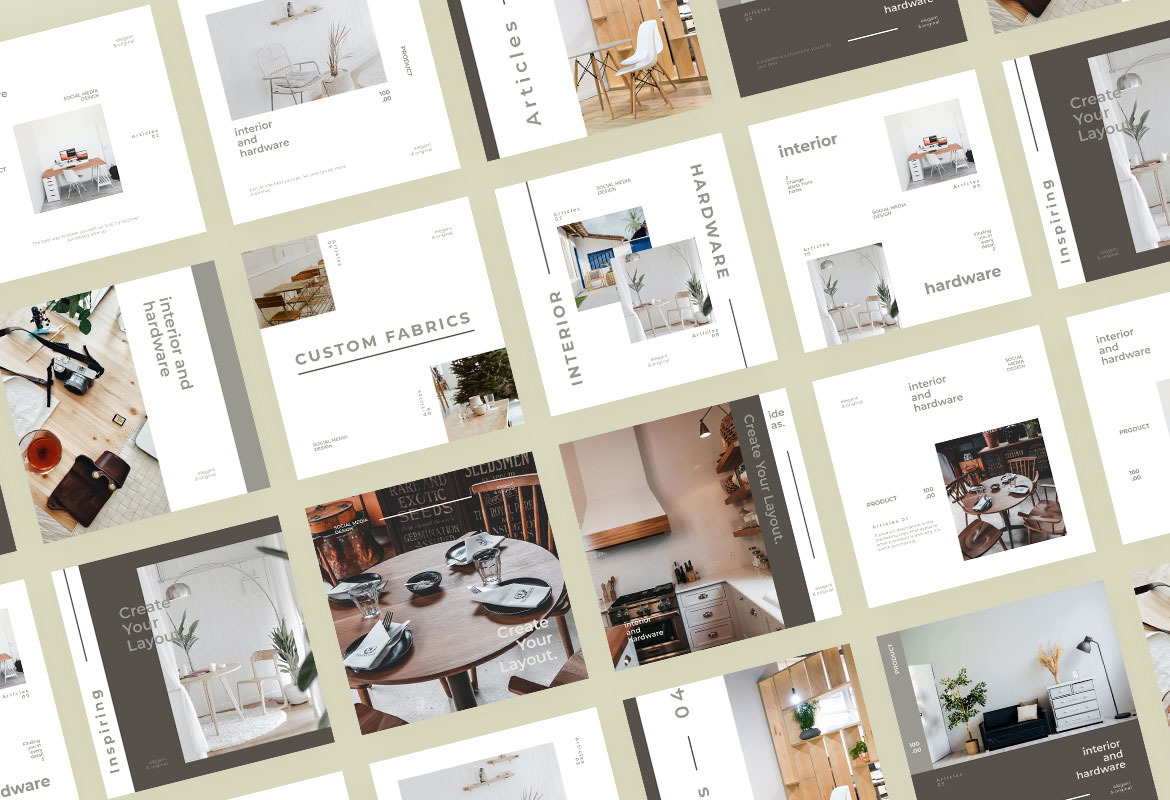 Minimalist Business Instagram Post & Story Template Minimalist Business Instagram Post & Story Template