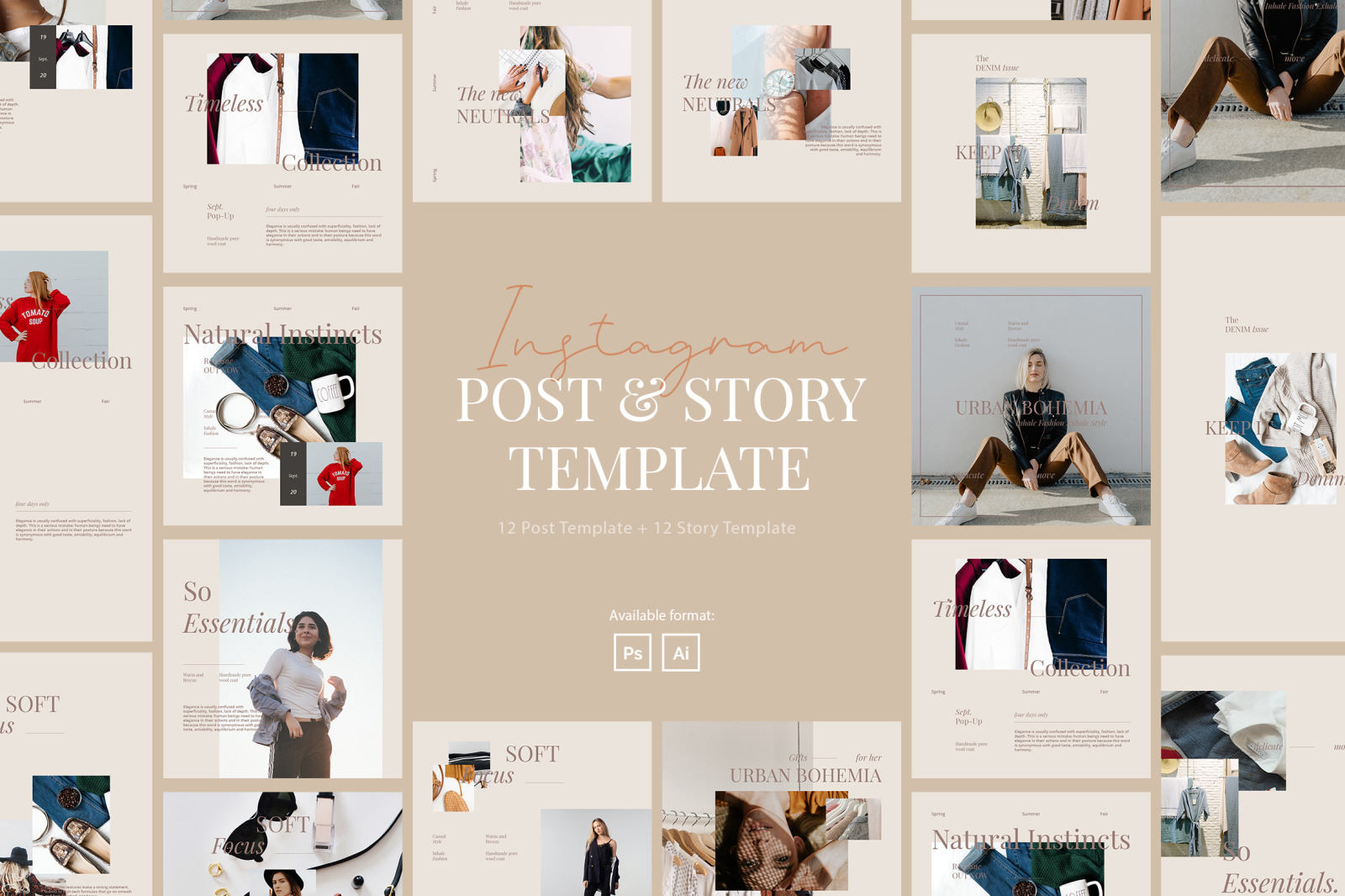 Beauty Fashion Instagram Template