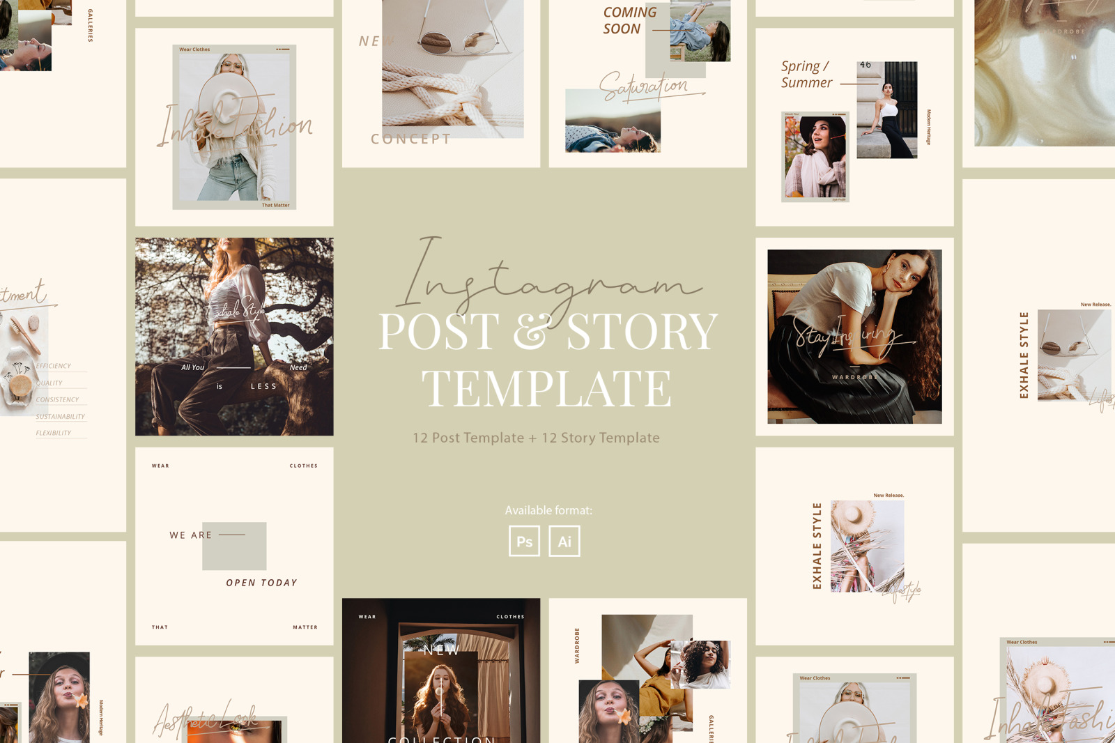 Beauty Wardrobe Instagram Template