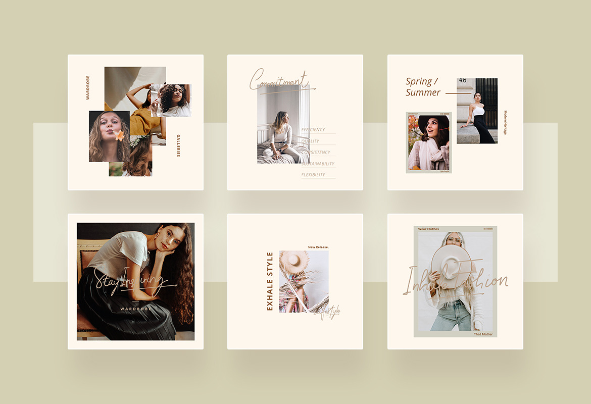 Beauty Wardrobe Instagram Template Beauty Wardrobe Instagram Template
