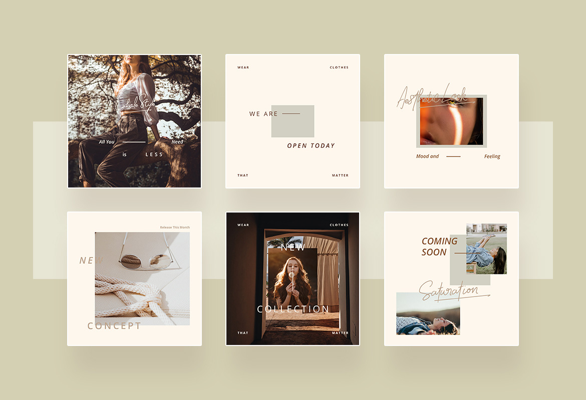 Beauty Wardrobe Instagram Template