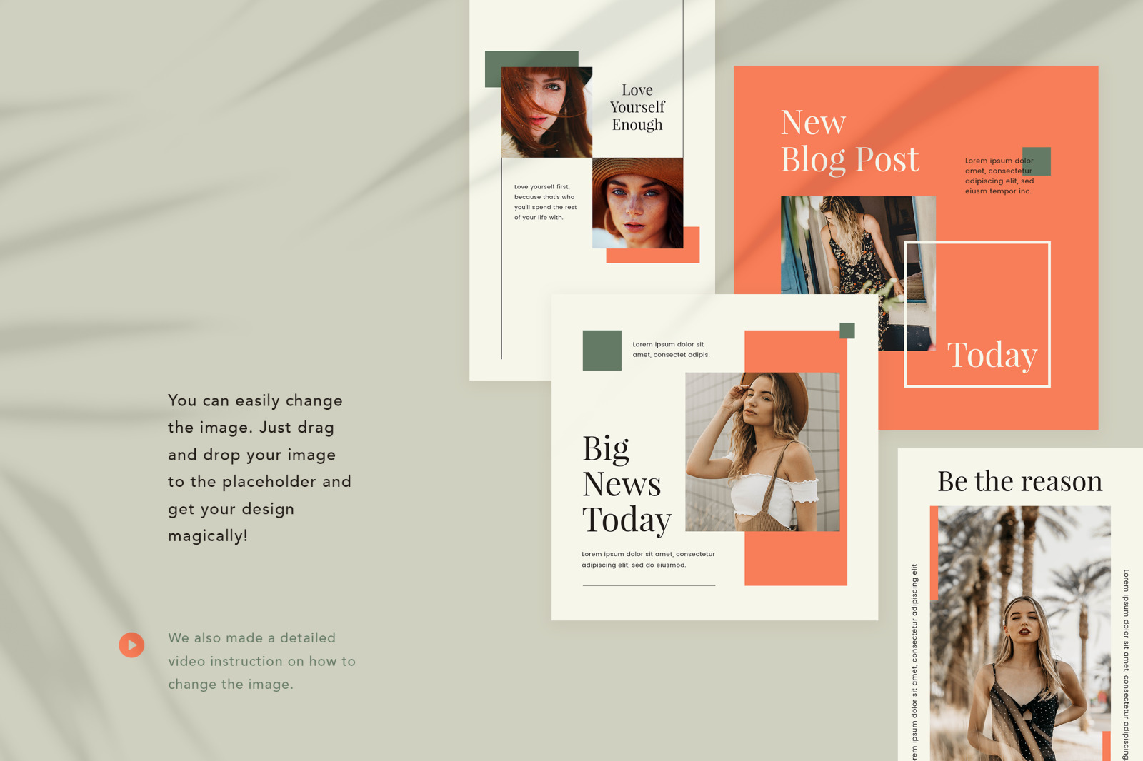 Mutiara Instagram Canva Template Mutiara Instagram Canva Template