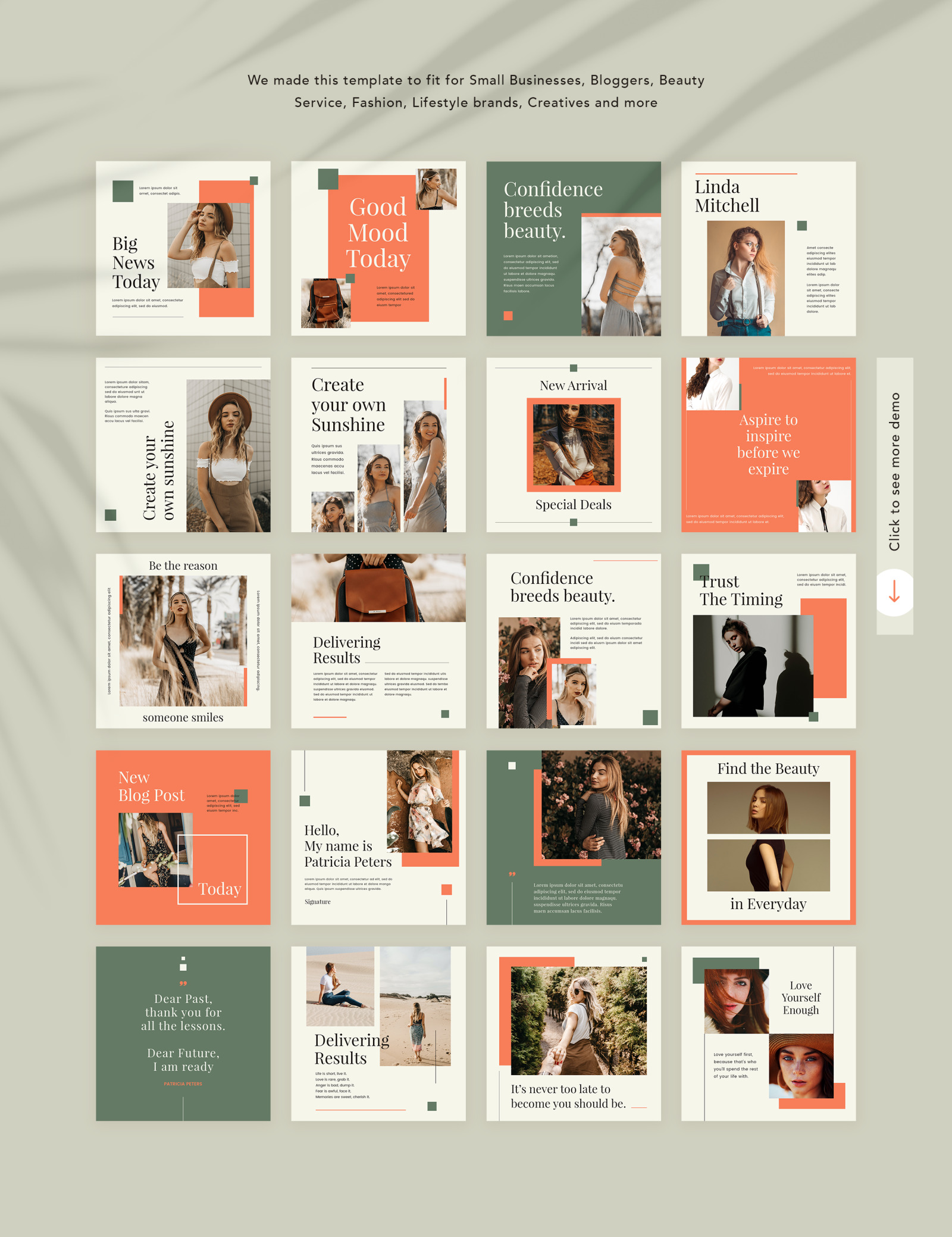 Mutiara Instagram Canva Template Mutiara Instagram Canva Template