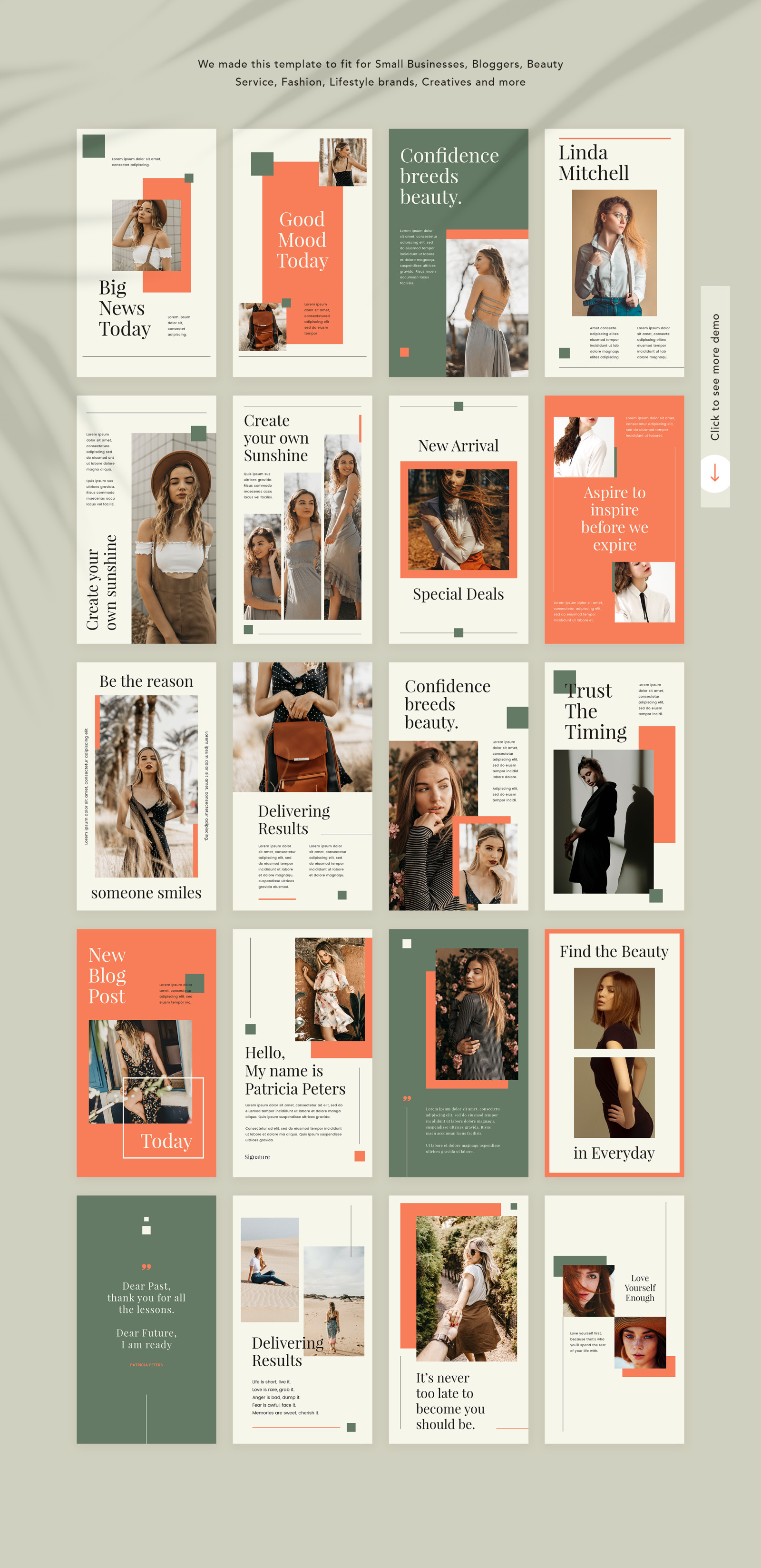 Mutiara Instagram Canva Template Mutiara Instagram Canva Template