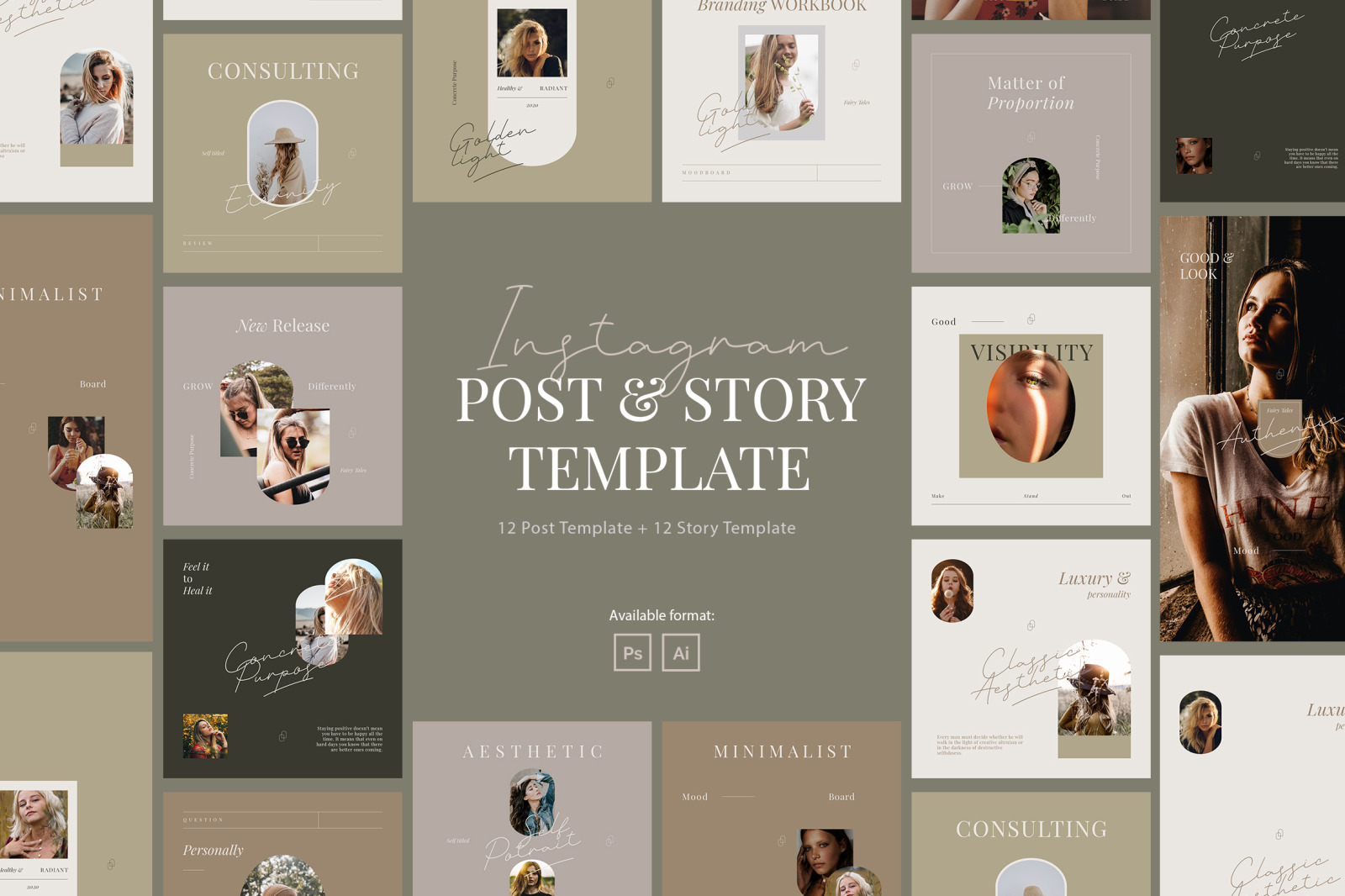 Minimalist Beauty Instagram Template