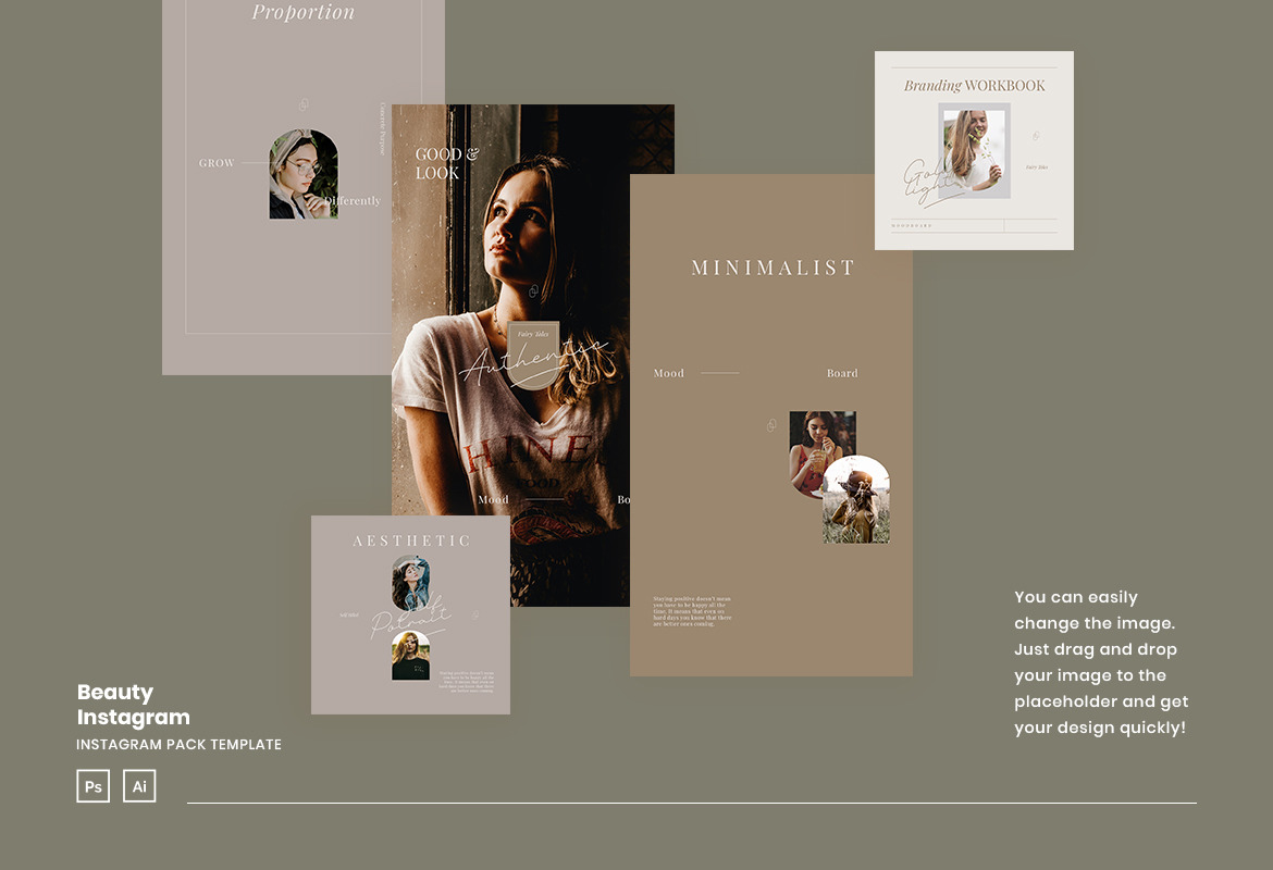 Minimalist Beauty Instagram Template