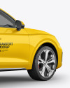 Crossover SUV Mockup – Back HalfSide View