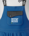 Summer Overalls Mockup – Front View