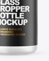 Frosted Glass Dropper Bottle Mockup