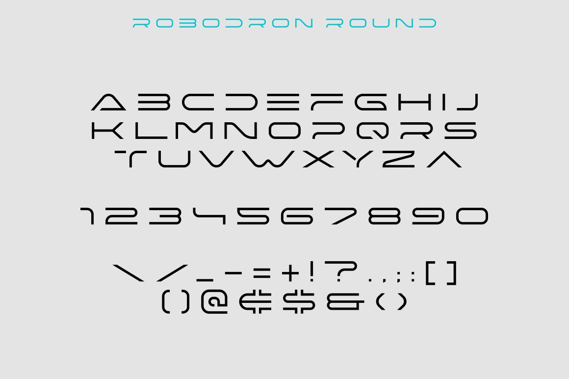 Robodron Font Robodron Font