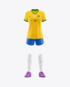 Women’s Football Kit Mockup - Front View