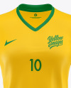 Women’s Football Kit Mockup - Front View