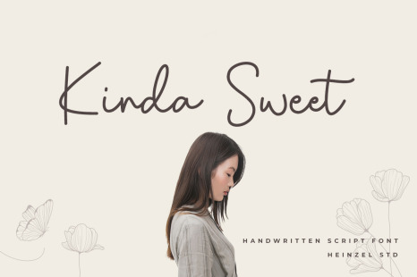 Kinda Sweet Font - Handwritten script font