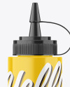 Glossy Plastic Sauce Bottle