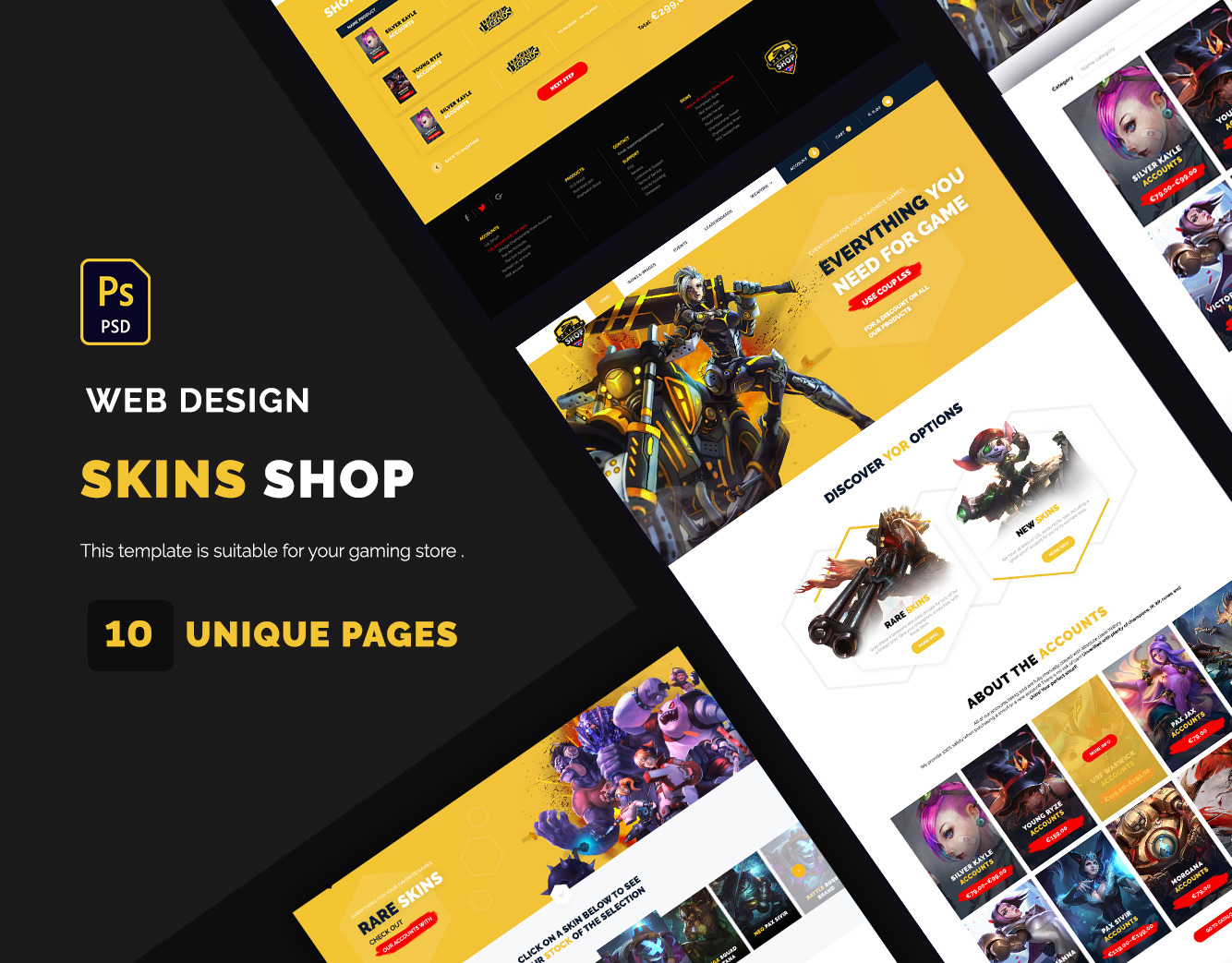 Game & Skin UI Kit Game & Skin UI Kit