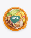 Chicken Poke Plastic Bowl Mockup