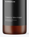 Frosted Amber Spray Bottle Mockup Frosted Amber Spray Bottle Mockup