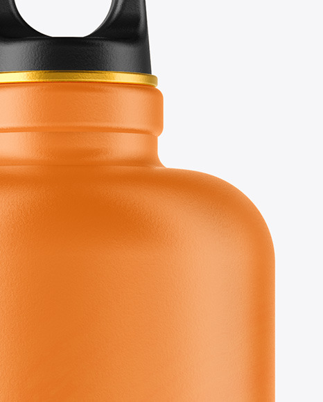 Matte Sport Bottle Mockup