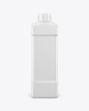 Square Plastic Bottle Mockup