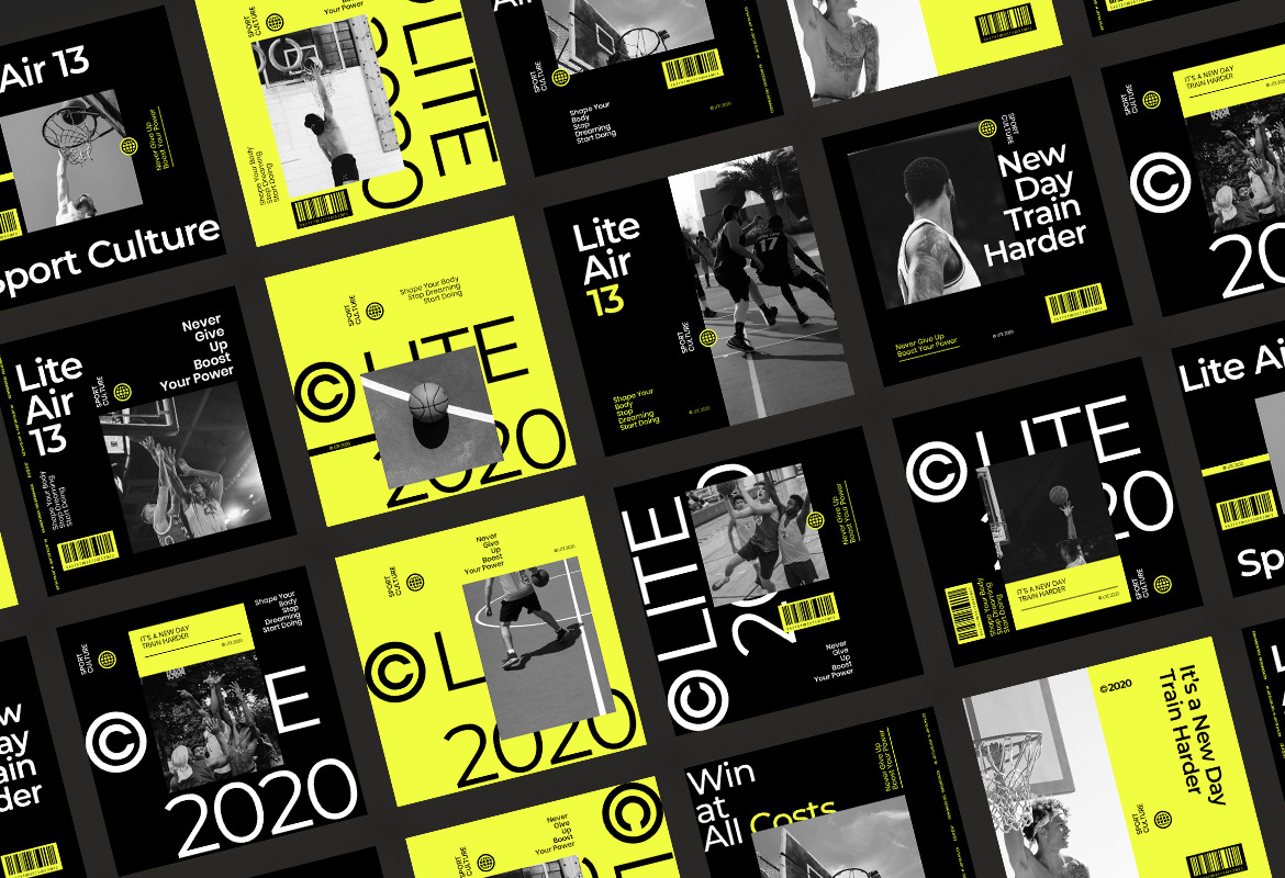 Sport Instagram Ads Post and Story Template Sport Instagram Ads Post and Story Template