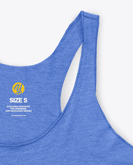 Tank Top with Round Neck Mockup