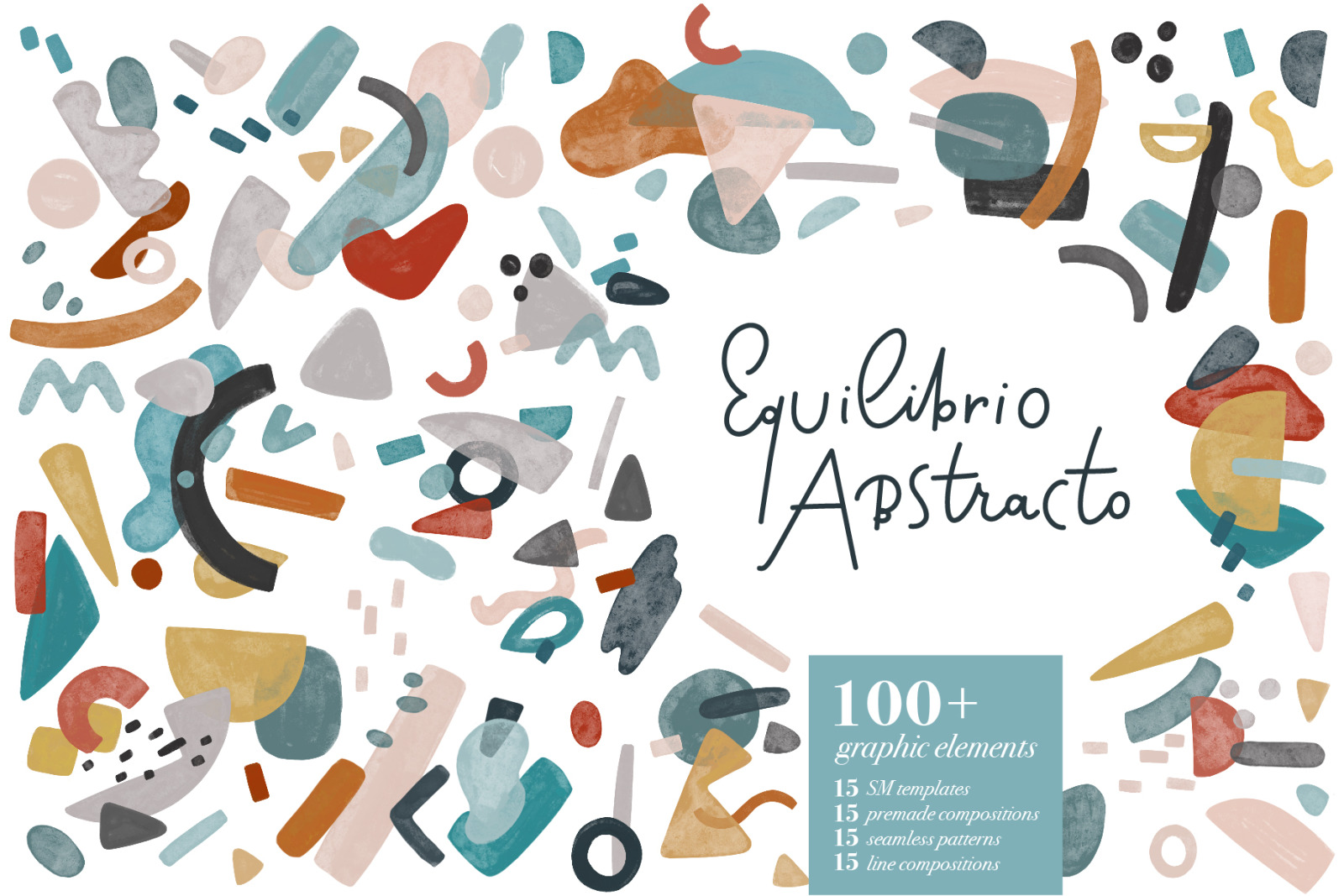 Equilibrio Abstracto, Big graphic set Equilibrio Abstracto, Big graphic set