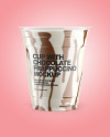 Cup With Chocolate Frappuccino Mockup