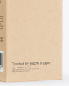 Glossy Dropper Bottle with Kraft Paper Box Mockup