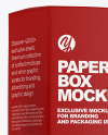 Matte Dropper Bottle with Paper Box Mockup