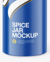 Matte Spice Jar Mockup