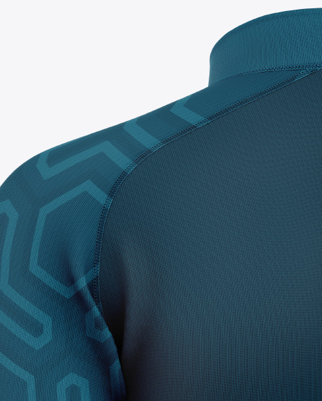 Men's Jersey With Long Sleeve Mockup