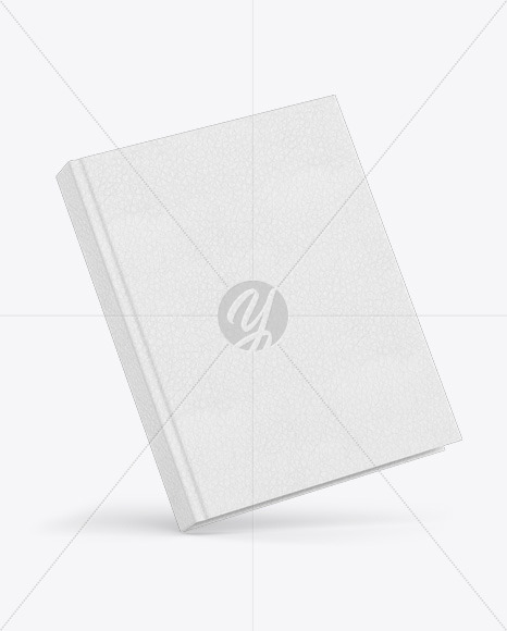 Hardcover Book w/ Leather Cover Mockup