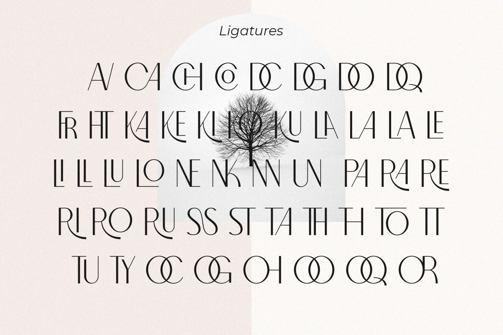 North Carossela || A Ligature Sans