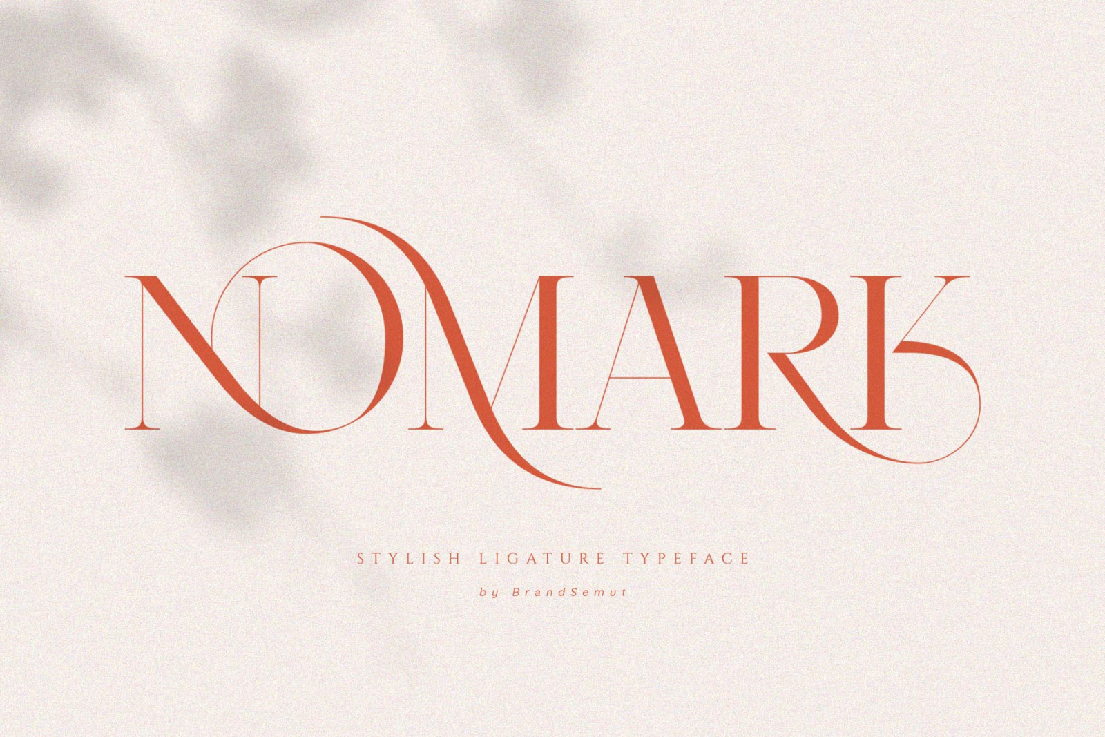 NOMARK || Ligature Typeface NOMARK || Ligature Typeface