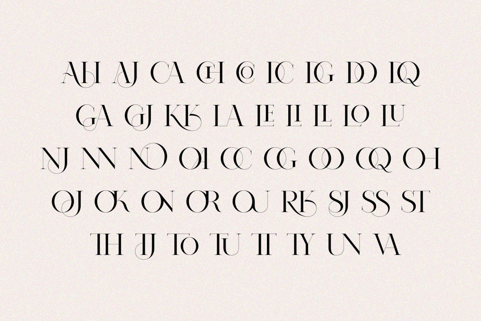 NOMARK || Ligature Typeface