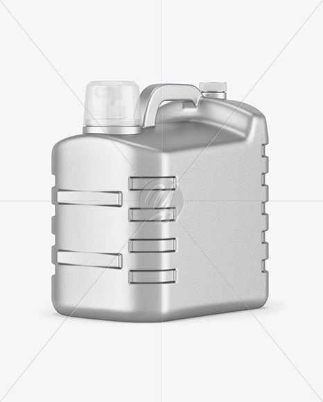 Metallic Jerrycan Mockup